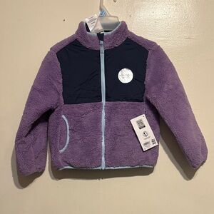 Kids Purple and Black Jacket Size 6/6X